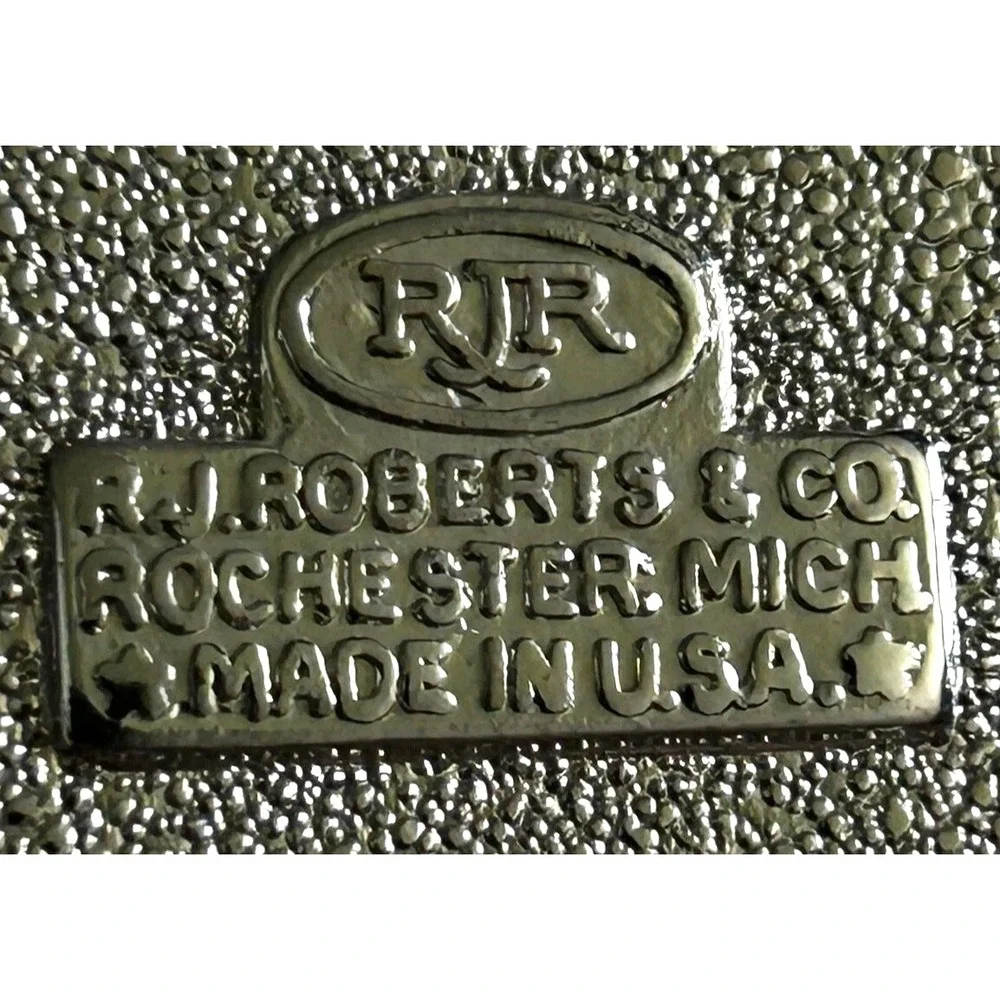 VTG Ford Motor Company Logo Emblem Belt Buckle‎ by RJ Roberts & Co. [USA MADE]